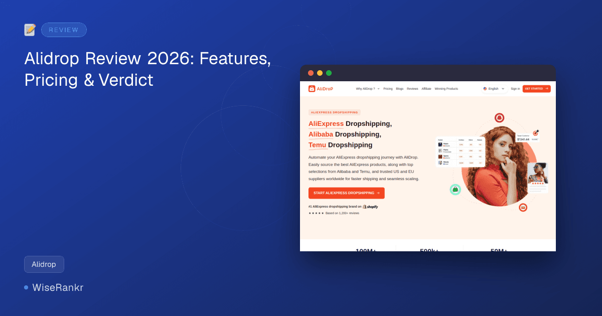 Alidrop Review 2026: Features, Pricing & Verdict