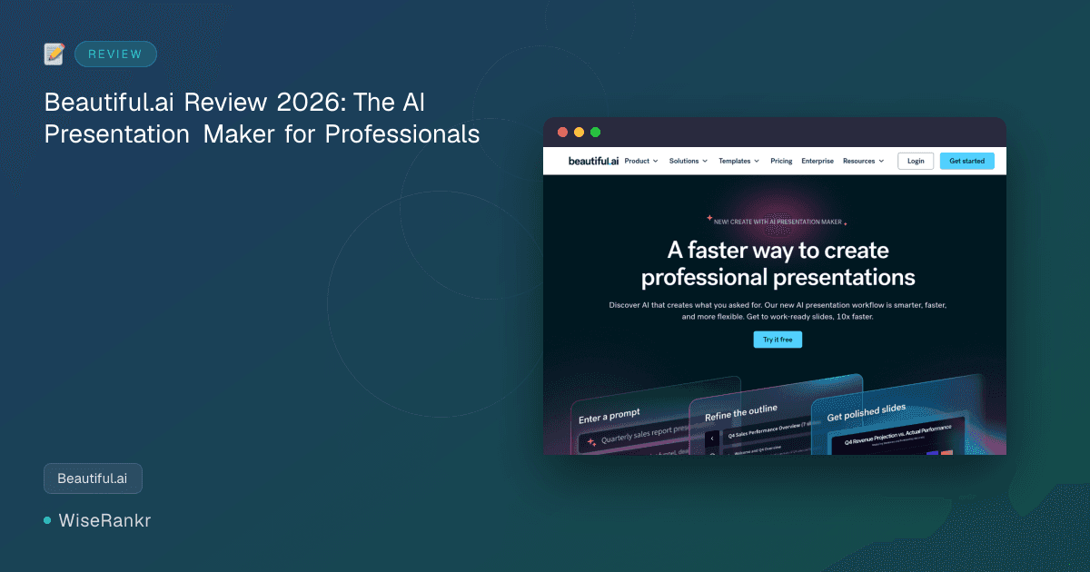 Beautiful.ai Review 2026: The AI Presentation Maker for Professionals