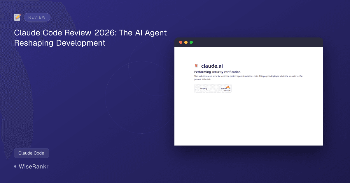 Claude Code Review 2026: The AI Agent Reshaping Development