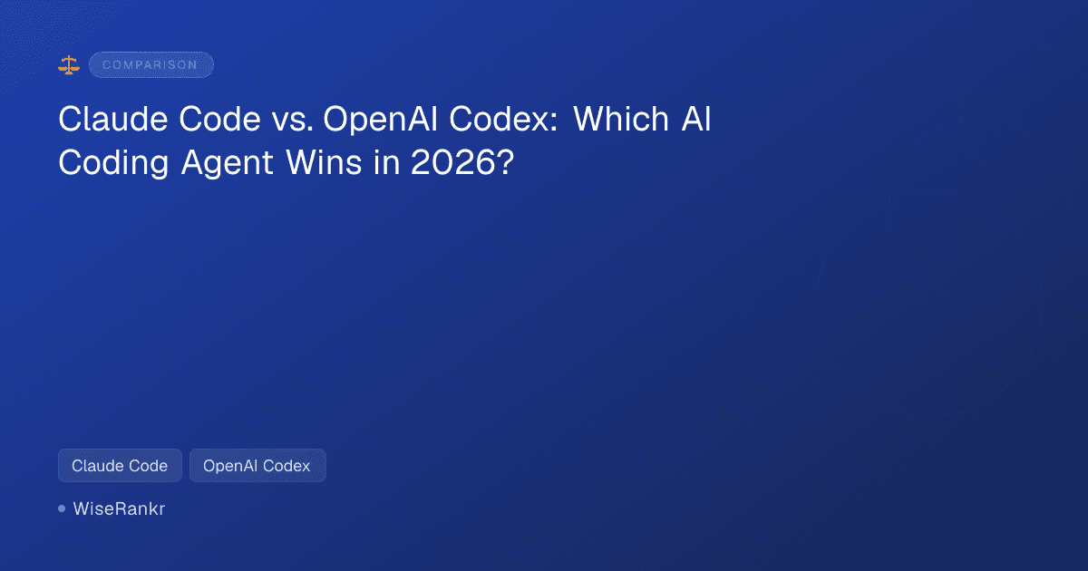 Claude Code vs. OpenAI Codex: Which AI Coding Agent Wins in 2026?