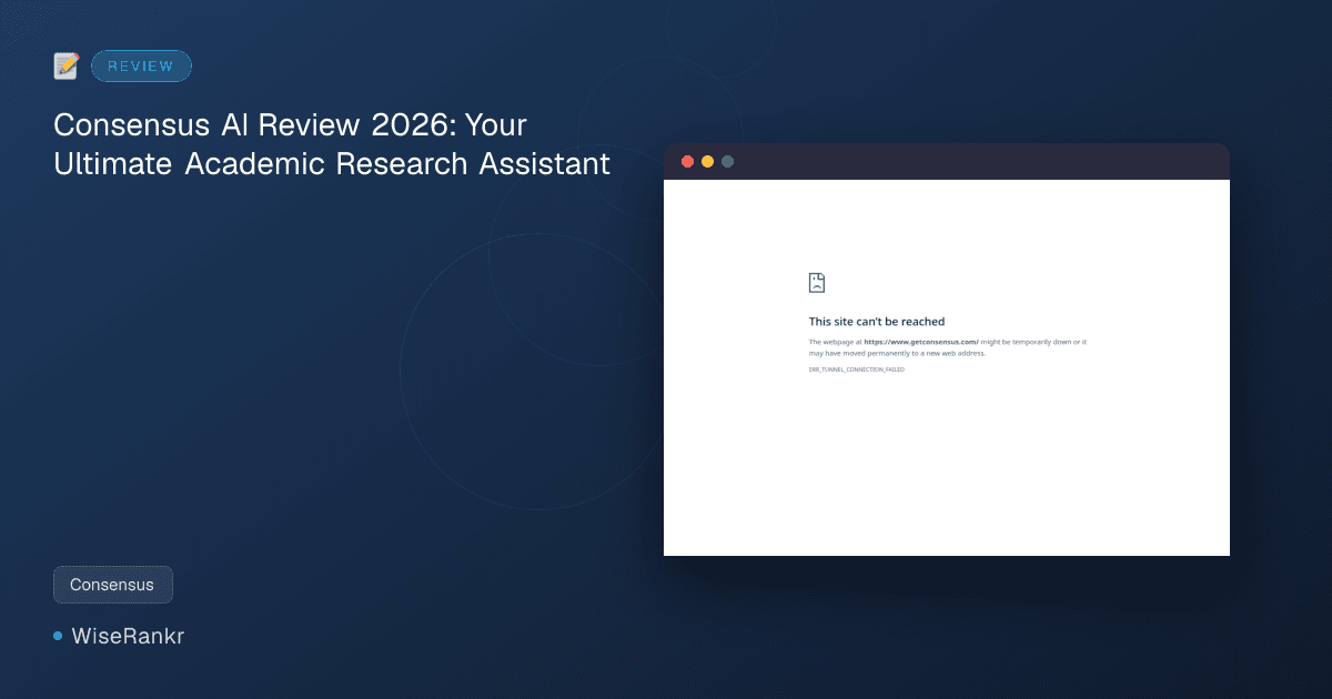 Consensus AI Review 2026: Your Ultimate Academic Research Assistant