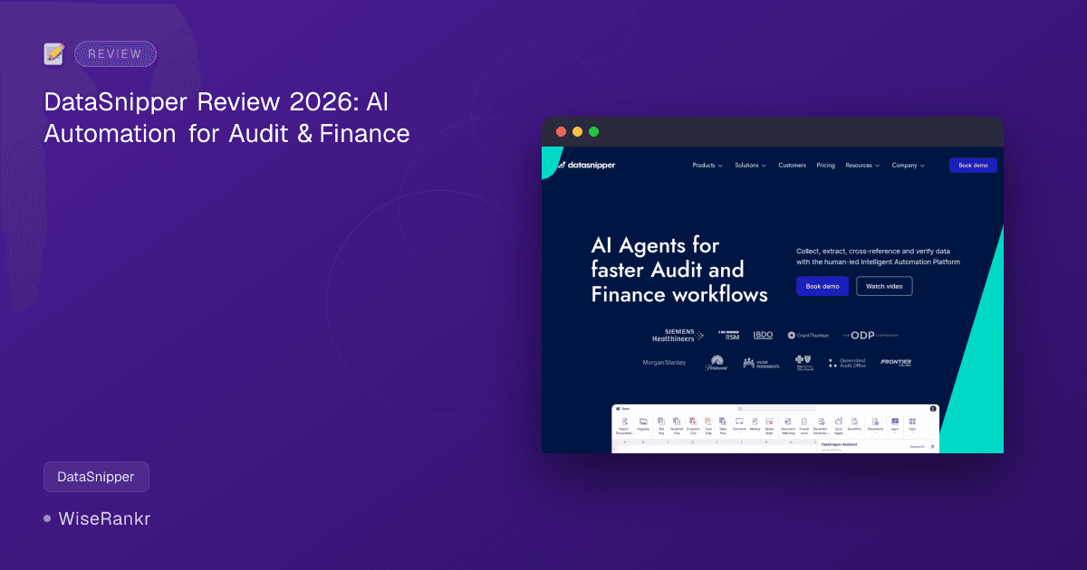 DataSnipper Review 2026: AI Automation for Audit & Finance