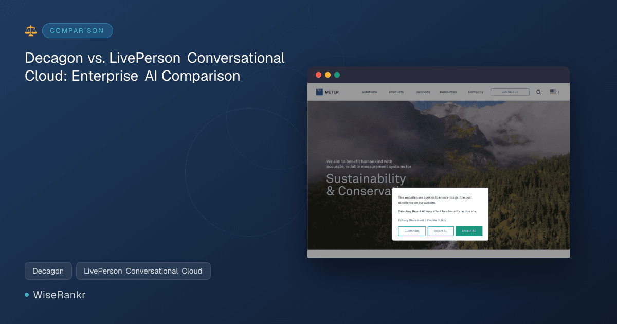 Decagon vs. LivePerson Conversational Cloud: Enterprise AI Comparison