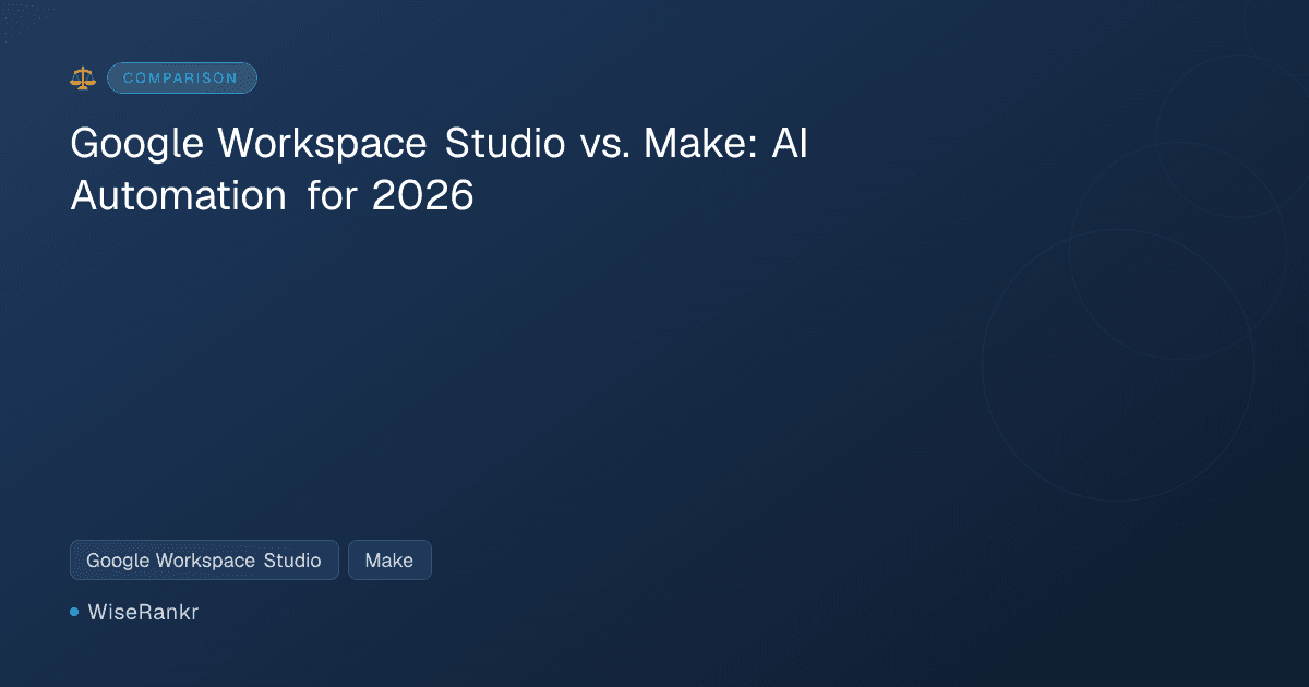 Google Workspace Studio vs. Make: AI Automation for 2026
