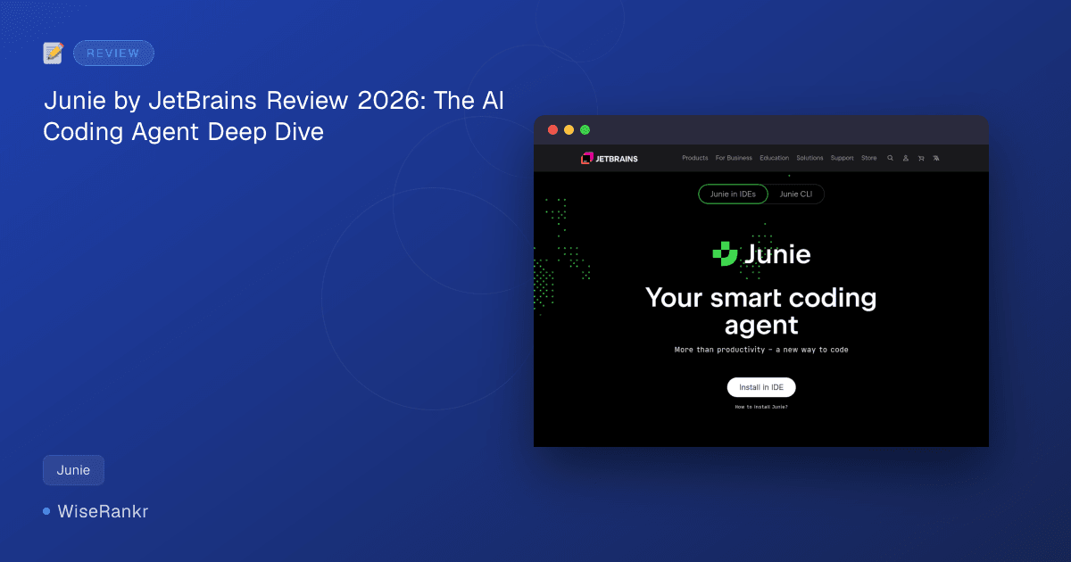 Junie by JetBrains Review 2026: The AI Coding Agent Deep Dive