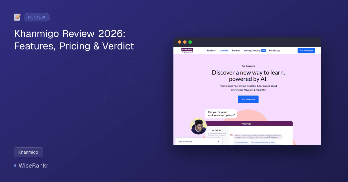 Khanmigo Review 2026: Features, Pricing & Verdict