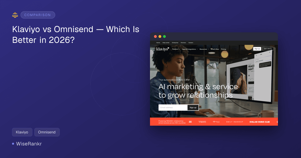 Klaviyo vs Omnisend — Which Is Better in 2026?