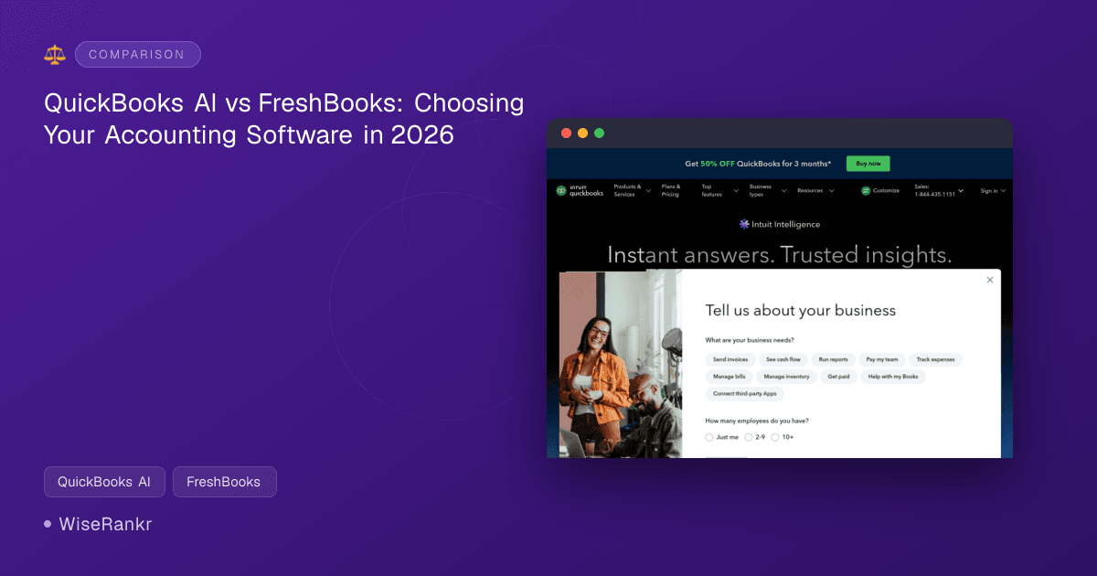 QuickBooks AI vs FreshBooks: Choosing Your Accounting Software in 2026