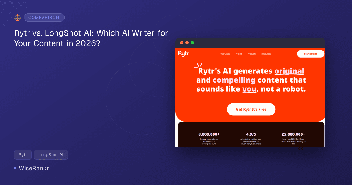 Rytr vs. LongShot AI: Which AI Writer for Your Content in 2026?