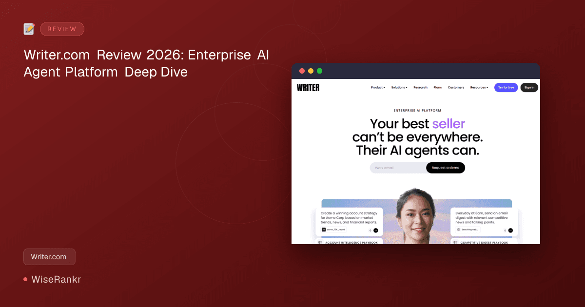 Writer.com Review 2026: Enterprise AI Agent Platform Deep Dive